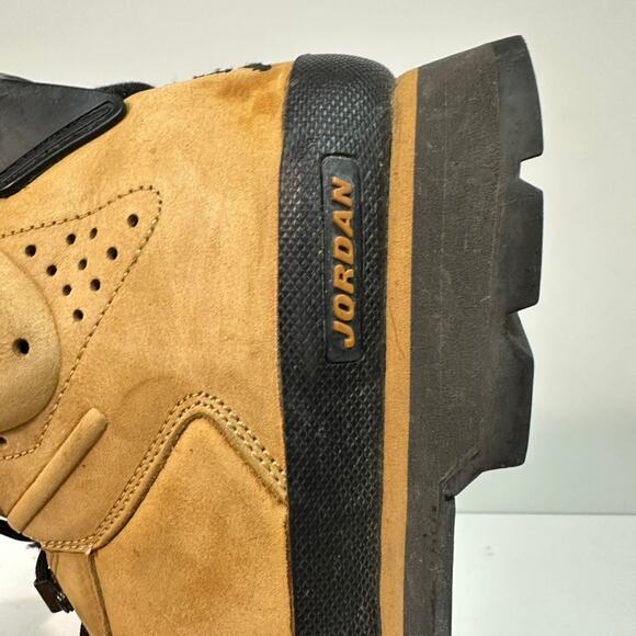 VTG GOOD Nike Air Jordan AJB 6 'Wheat' Nubuck 303897 701 2002 Tinker Hatfield 11 - Picture 13 of 14